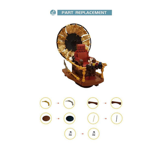 MOC-48378 The Time Machine with 9V motor or winding motor