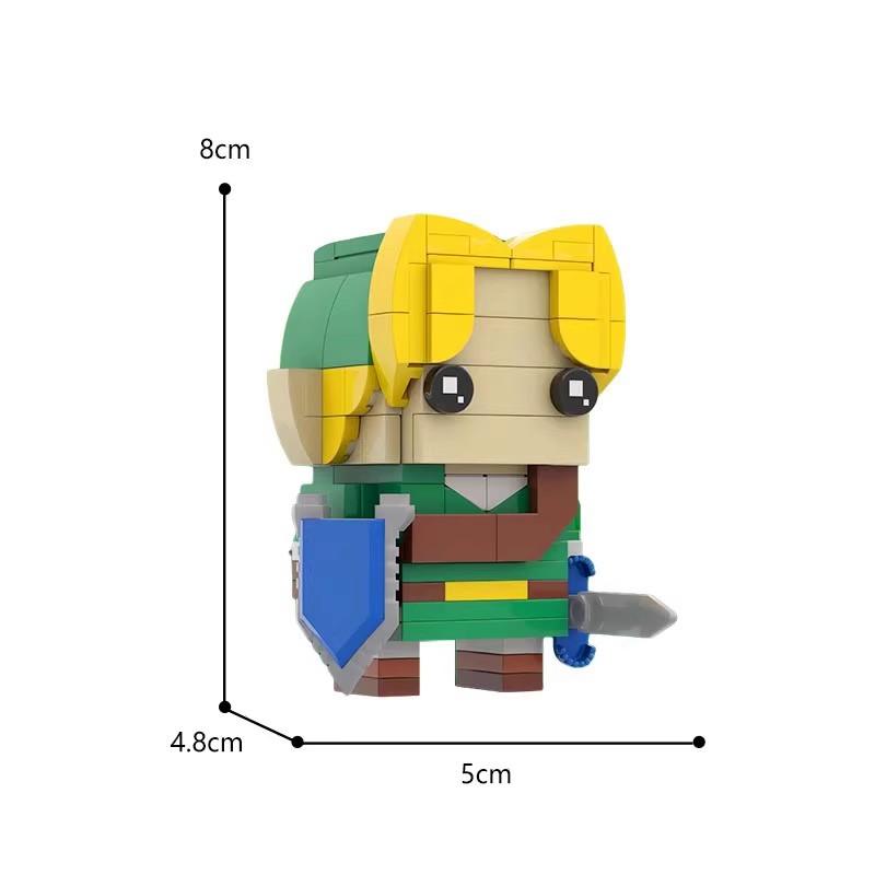 MOC-62351 Link (Ocarina of Time) Brickheadz