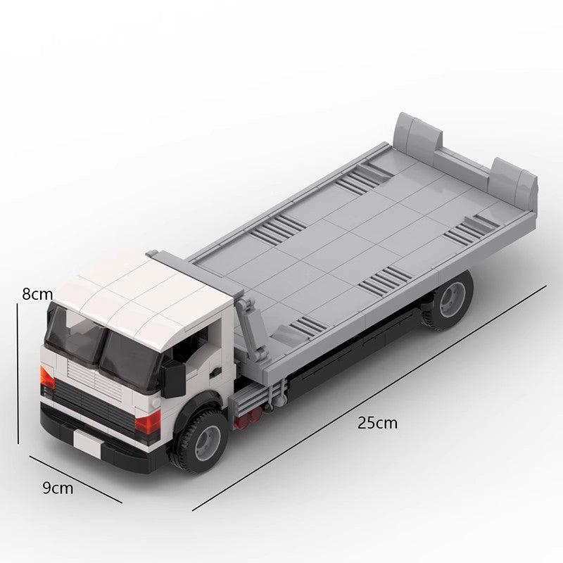 MOC-94074 NISSAN Flatbed tow truck– MOC Brick Store