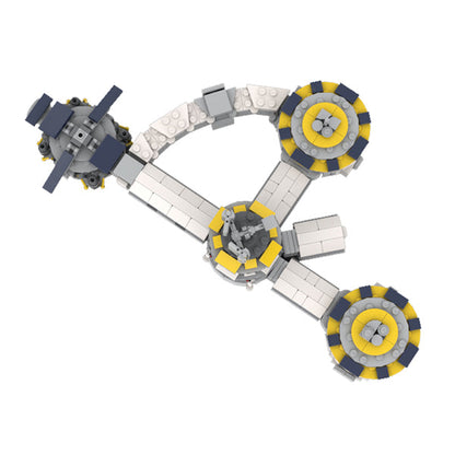 MOC-130781 Jamestown base Season 2 - For all mankind (nanofigure scale)