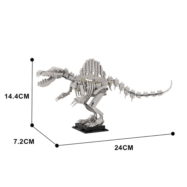 MOC-81227 Spinosaurus Skeleton - Lego Dinosaur