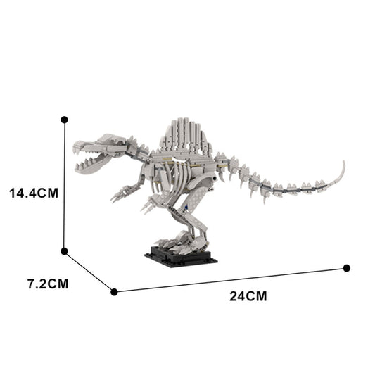 MOC-81227 Spinosaurus Skeleton - Lego Dinosaur
