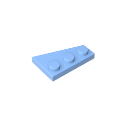 GDS-546 - Wedge Plate 3 x 2 Left