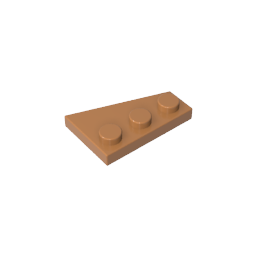 GDS-546 - Wedge Plate 3 x 2 Left