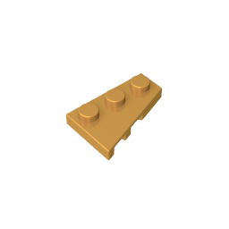 GDS-547 - Wedge Plate 3 x 2 Right