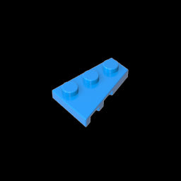 GDS-547 - Wedge Plate 3 x 2 Right