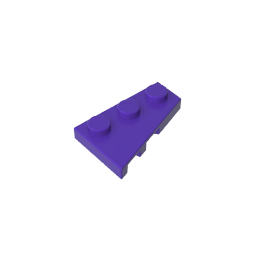 GDS-547 - Wedge Plate 3 x 2 Right