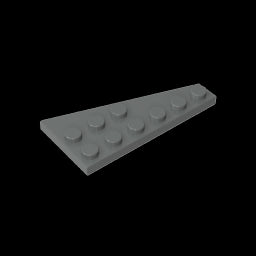 GDS-551 - Wedge Plate 6 x 3 Left