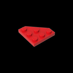 GDS-556 - Wedge Plate 3 x 3 Cut Corner