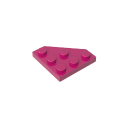 GDS-556 - Wedge Plate 3 x 3 Cut Corner