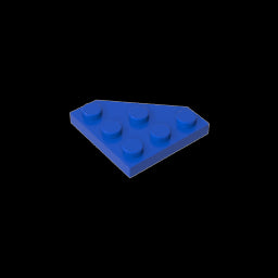 GDS-556 - Wedge Plate 3 x 3 Cut Corner