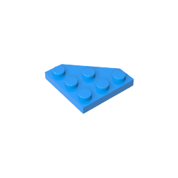 GDS-556 - Wedge Plate 3 x 3 Cut Corner