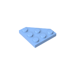 GDS-556 - Wedge Plate 3 x 3 Cut Corner