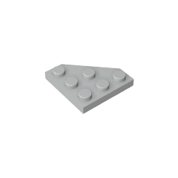 GDS-556 - Wedge Plate 3 x 3 Cut Corner