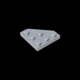 GDS-556 - Wedge Plate 3 x 3 Cut Corner
