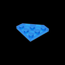 GDS-556 - Wedge Plate 3 x 3 Cut Corner