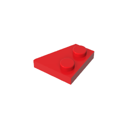 GDS-559 - Wedge Plate 2 x 2 Left