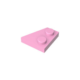 GDS-559 - Wedge Plate 2 x 2 Left