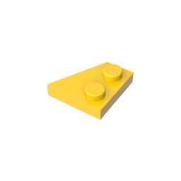 GDS-559 - Wedge Plate 2 x 2 Left