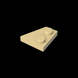 GDS-559 - Wedge Plate 2 x 2 Left