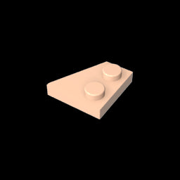GDS-559 - Wedge Plate 2 x 2 Left