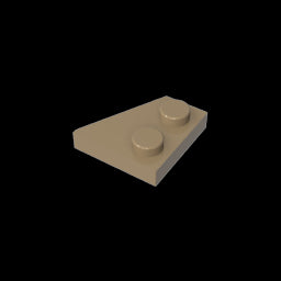 GDS-559 - Wedge Plate 2 x 2 Left