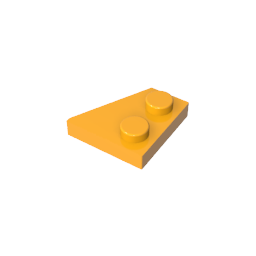 GDS-559 - Wedge Plate 2 x 2 Left