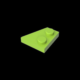 GDS-559 - Wedge Plate 2 x 2 Left