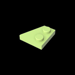 GDS-559 - Wedge Plate 2 x 2 Left