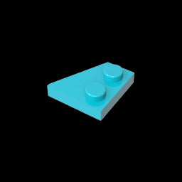 GDS-559 - Wedge Plate 2 x 2 Left
