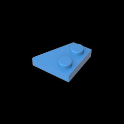 GDS-559 - Wedge Plate 2 x 2 Left