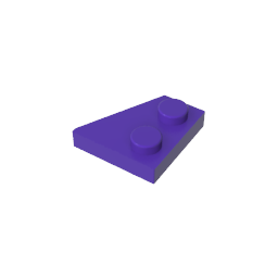GDS-559 - Wedge Plate 2 x 2 Left