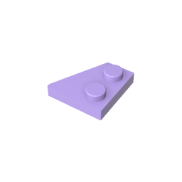 GDS-559 - Wedge Plate 2 x 2 Left