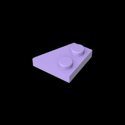 GDS-559 - Wedge Plate 2 x 2 Left