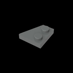 GDS-559 - Wedge Plate 2 x 2 Left