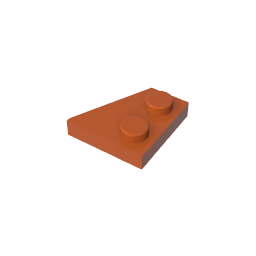 GDS-559 - Wedge Plate 2 x 2 Left