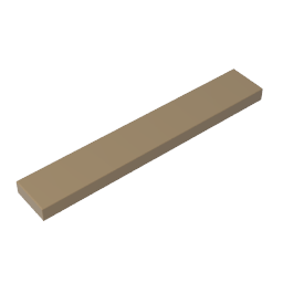GDS-564 - Tile 1 x 6 with Groove