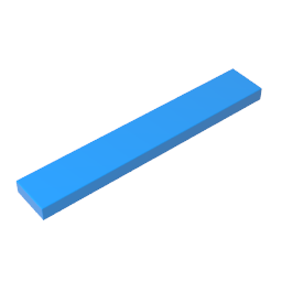 GDS-564 - Tile 1 x 6 with Groove