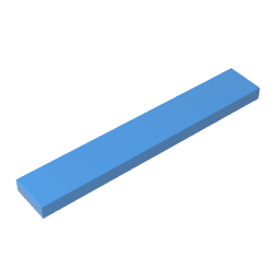 GDS-564 - Tile 1 x 6 with Groove