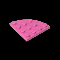 GDS-569 - Plate Round Corner 4 x 4