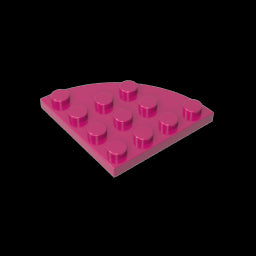 GDS-569 - Plate Round Corner 4 x 4