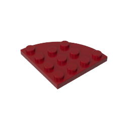 GDS-569 - Plate Round Corner 4 x 4