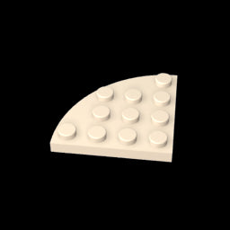 GDS-569 - Plate Round Corner 4 x 4