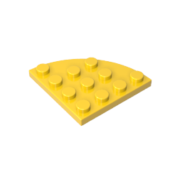 GDS-569 - Plate Round Corner 4 x 4
