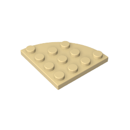 GDS-569 - Plate Round Corner 4 x 4