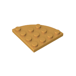 GDS-569 - Plate Round Corner 4 x 4