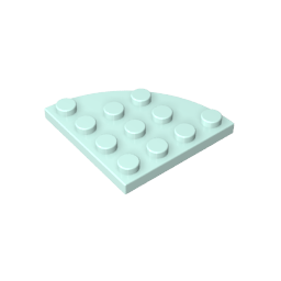 GDS-569 - Plate Round Corner 4 x 4