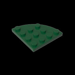 GDS-569 - Plate Round Corner 4 x 4