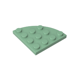 GDS-569 - Plate Round Corner 4 x 4