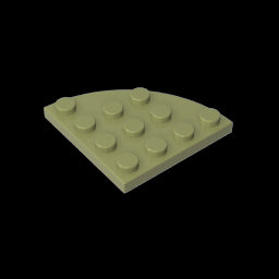 GDS-569 - Plate Round Corner 4 x 4